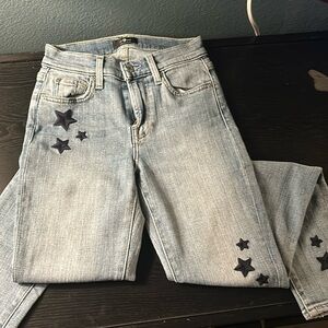 7 For All Mankind ankle skinny jeans